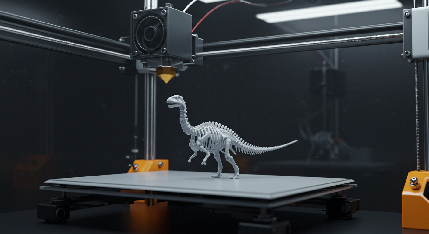 3D printer in a modern workshop